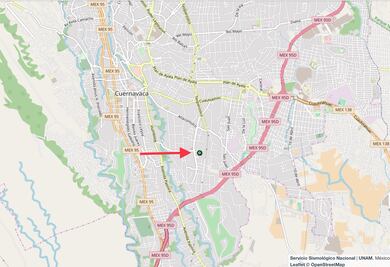 Se registra sismo de 3.8 grados en Cuernavaca, Morelos