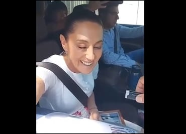 “Regrésanos la comida chatarra y serás la mejor presidenta”, así recibe niño a Sheinbaum en San Luis Potosí