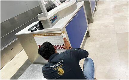 Profeco coloca sellos de suspensión a Volaris y Viva Aerobús por cobrar equipaje de mano
