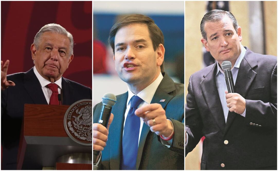 AMLO reta a Ted Cruz y Marco Rubio a presentar pruebas sobre nexos con narco; no soy Calderón, dice