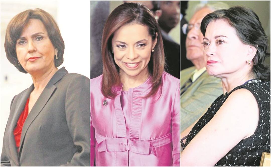 Patricia Mercado, candidata a la Presidencia en 2006; Josefina Vázquez Mota, candidata presidencial en 2012 y Cecilia Soto, candidata a la Presidencia en 1994 (Fotos: Archivo EL UNIVERSAL)