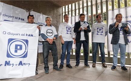 "O dejan al PAN o nos vamos"; militantes exigen renuncia de Marko Cortés y otros que han manchado al partido