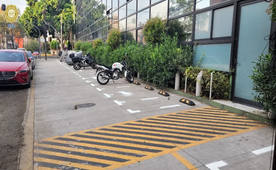 Estrategia "Moto Segura" avanza en CDMX; reordenan estacionamientos y refuerzan vigilancia. Foto: Especial