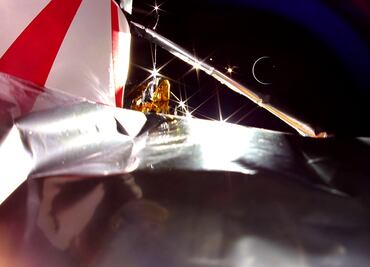 Así se ve a la nave Peregrin al regresar a la Tierra para incendiarse