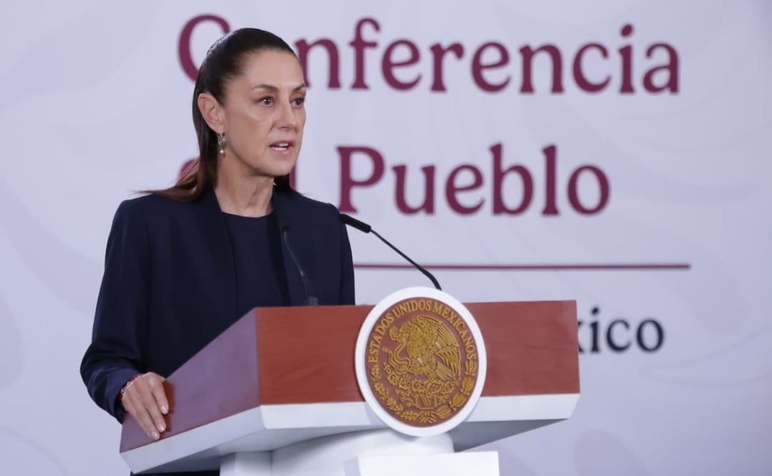 Claudia Sheinbaum Pardo en su conferencia del 20 de abril de 2026. Foto: Fernanda Rojas / EL UNIVERSAL