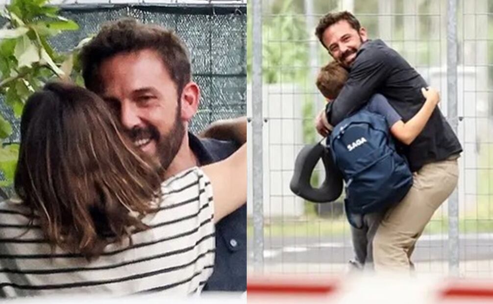 Ben Affleck, Jennifer Garner y su hijo Sam. Fuente: Producción El Universal