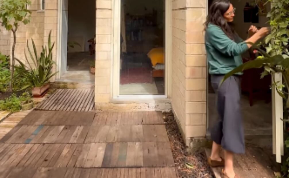 Estudio de arte de García Álvarez-Buylla, hija de exdirectora de Conahcyt. Foto: @dwellmagazine (Captura de pantalla)