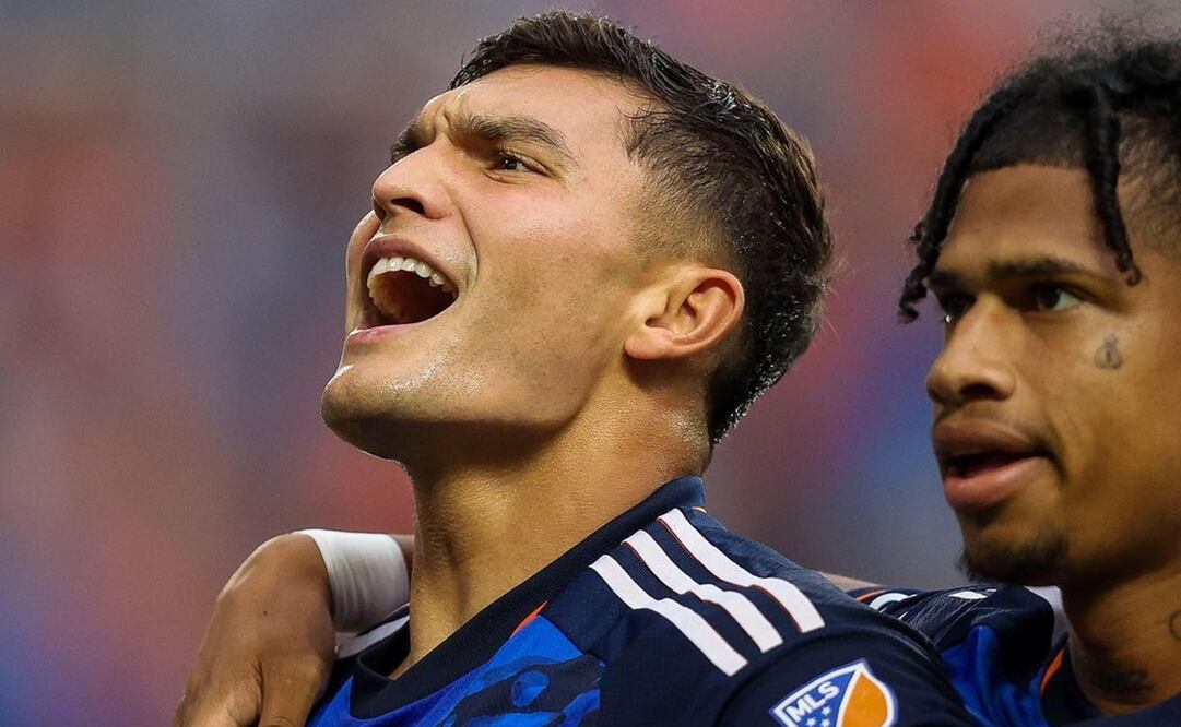 Brandon Vázquez en partido de la Leagues Cup - Foto: @brvndonvazquez en Instagram