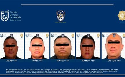 Fiscalía capitalina acusa a cinco policías de la SSC por uso indebido de funciones