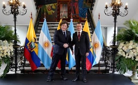 Milei visita Ecuador; prensa queda fuera de la cobertura oficial