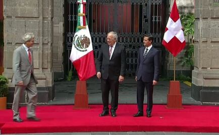 Recibe Peña Nieto a Presidente de Suiza