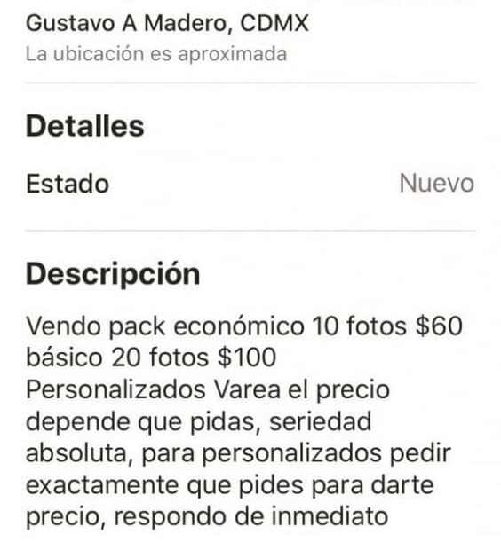 Crisis lleva a mujeres jóvenes a vender sus "packs"