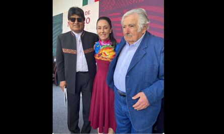 “Compartimos la identidad latinoamericana”, Sheinbaum sube foto con Evo Morales y Pepe Mujica