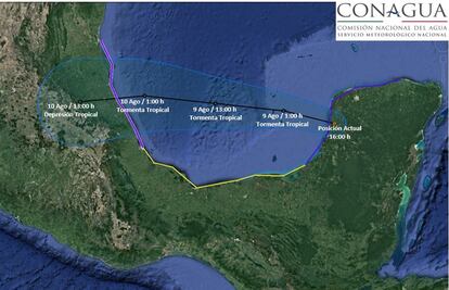 “Franklin” entrará a Veracruz en la madrugada