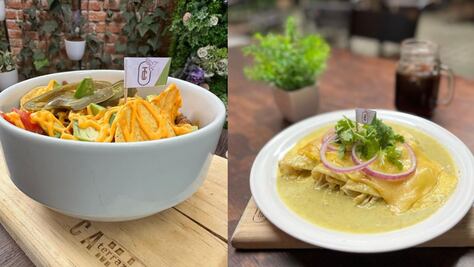 Terraza Camila: opciones vegetarianas, light y de comfort food