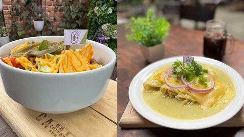 Terraza Camila: opciones vegetarianas, light y de comfort food