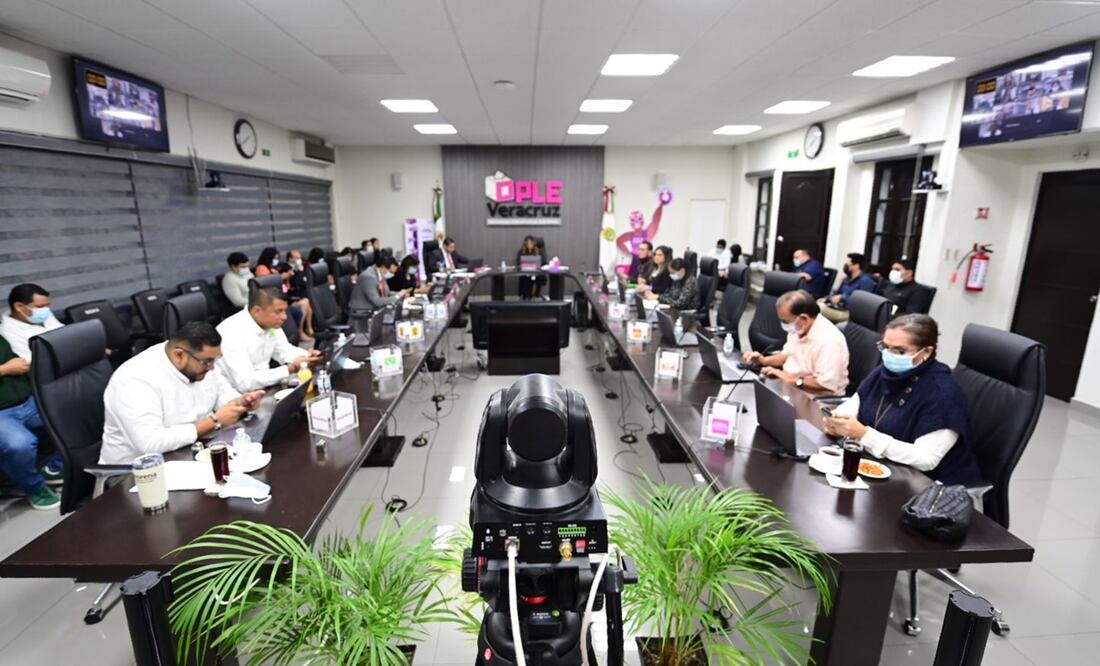 Consejo General del Organismo Público Local Electoral del Estado de Veracruz. Foto: Facebook