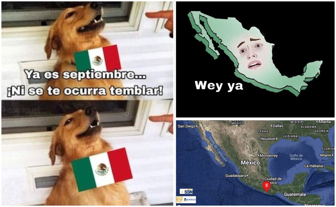 Tras sismo de 5.2 en Oaxaca, usuarios inauguran "septiemble" con los mejores memes; usuarios no perdonan. Foto: Redes Sociales