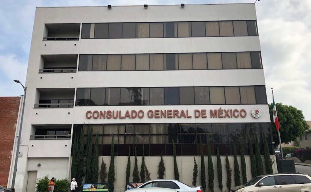 Consulado de México en Los Ángeles. Foto: Tomada de la cuenta de X de @carlos_glezgtez