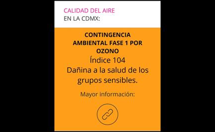Aire CDMX, app para consultar niveles de contaminación