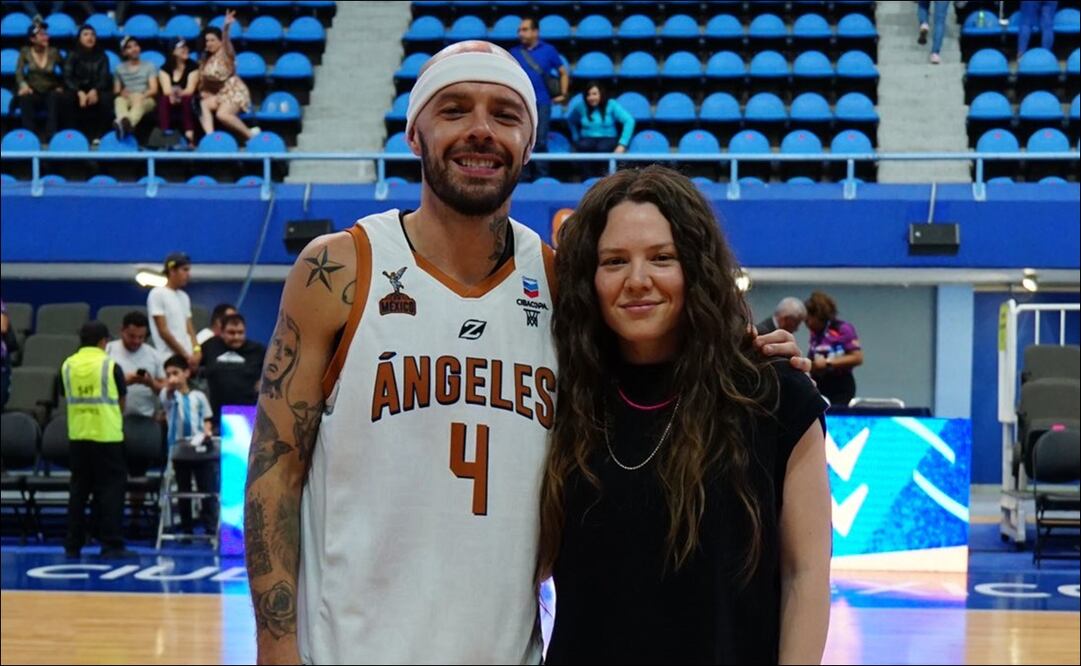 Jesse Huerta, de Jesse & Joy, dejó la música y se estrenó como basquetbolista profesional / FOTO: @AngelesCDMexico
