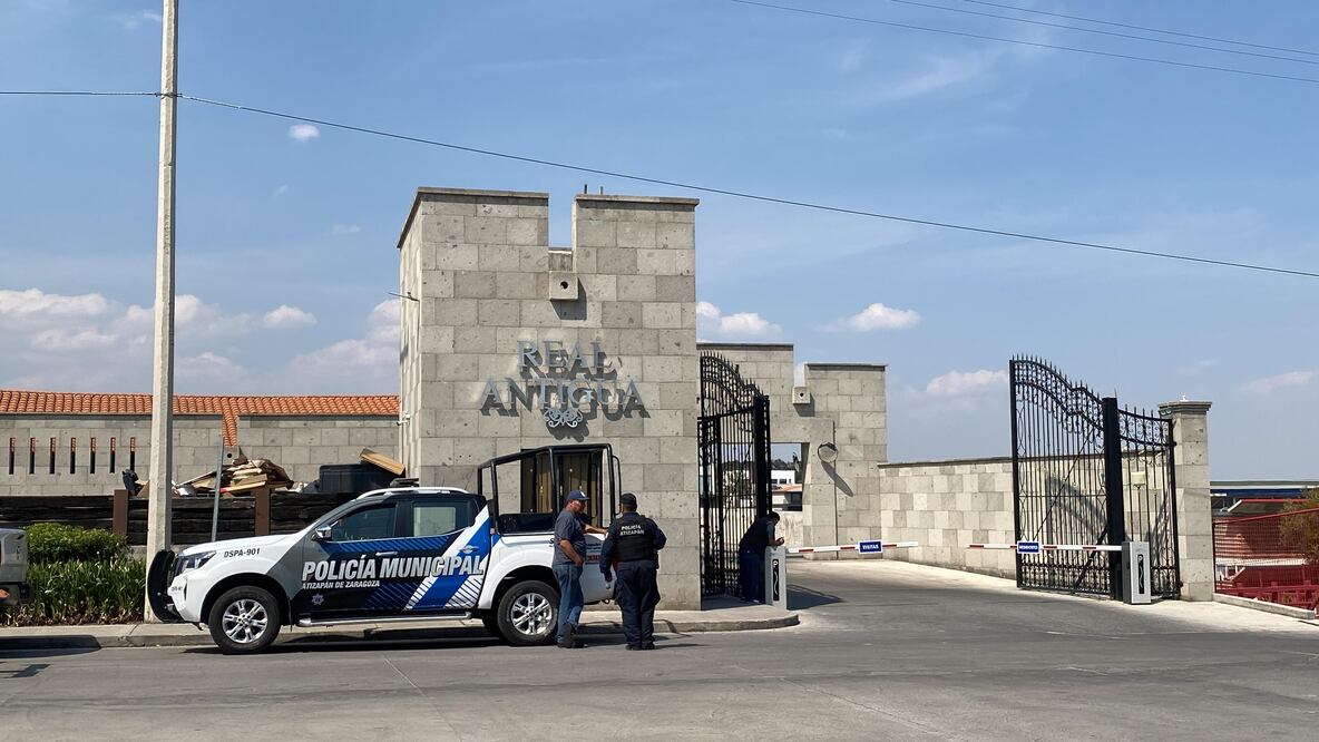 Fuerte despliegue policiaco tras ejecución en Atizapán de Zaragoza, Edomex (13/02/2025). Foto: Valente Rosas/ EL UNIVERSAL
