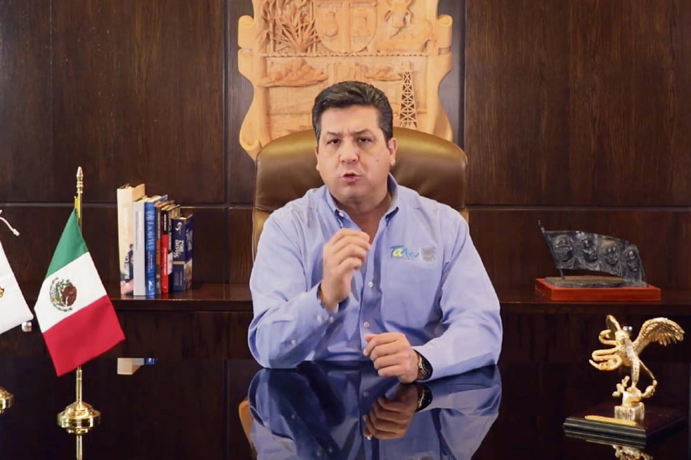 Mensaje. El gobernador Francisco García Cabeza de Vaca advirtió que no permitirá que retorne la idea del miedo. Foto: TOMADA DE VIDEO