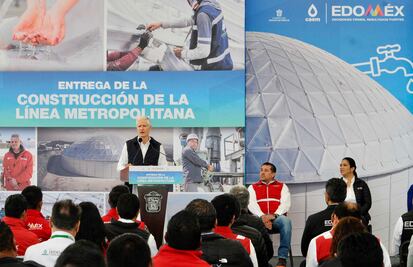 Del Mazo reconoce trabajo de Sheinbaum para incrementar el abasto de agua potable en Valle de México