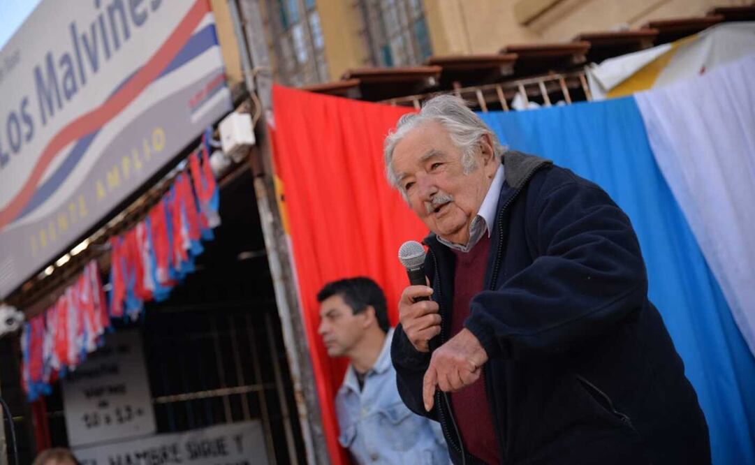 José Mujica en el Comité Los Malvines. Foto: Juan Manuel Ramos. El País, Uruguay. GDA