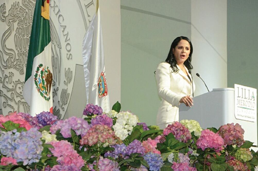 Algunas de las gestiones que ha realizado la senadora Lilia Merodio tienen que ver con el combate a la corrupción (ESPECIAL)