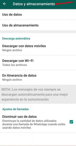 Evita que WhatsApp descargue fotos automáticamente 