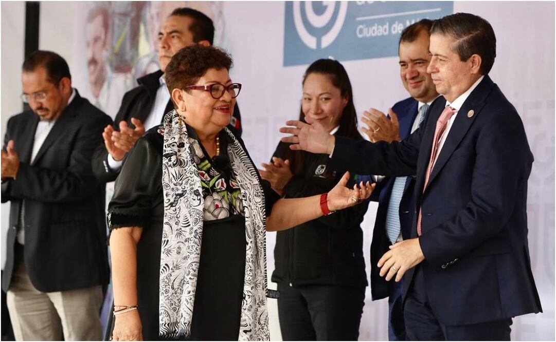 Ernestina Godoy y Giovanni Gutiérrez