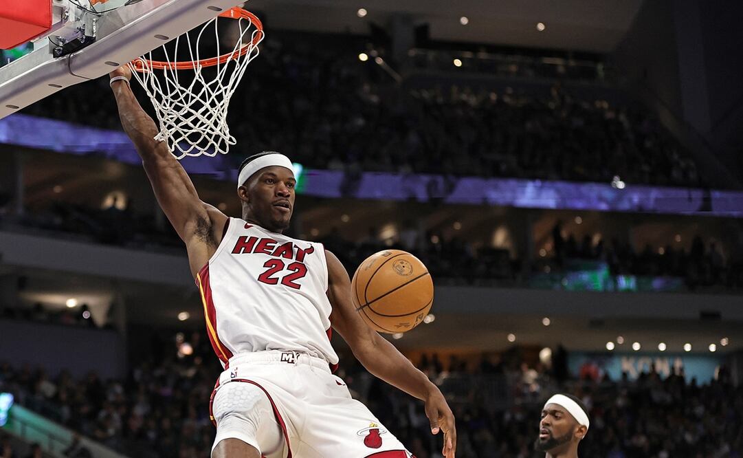 Jimmy Butler festejó la victoria del Heat / Foto: AFP