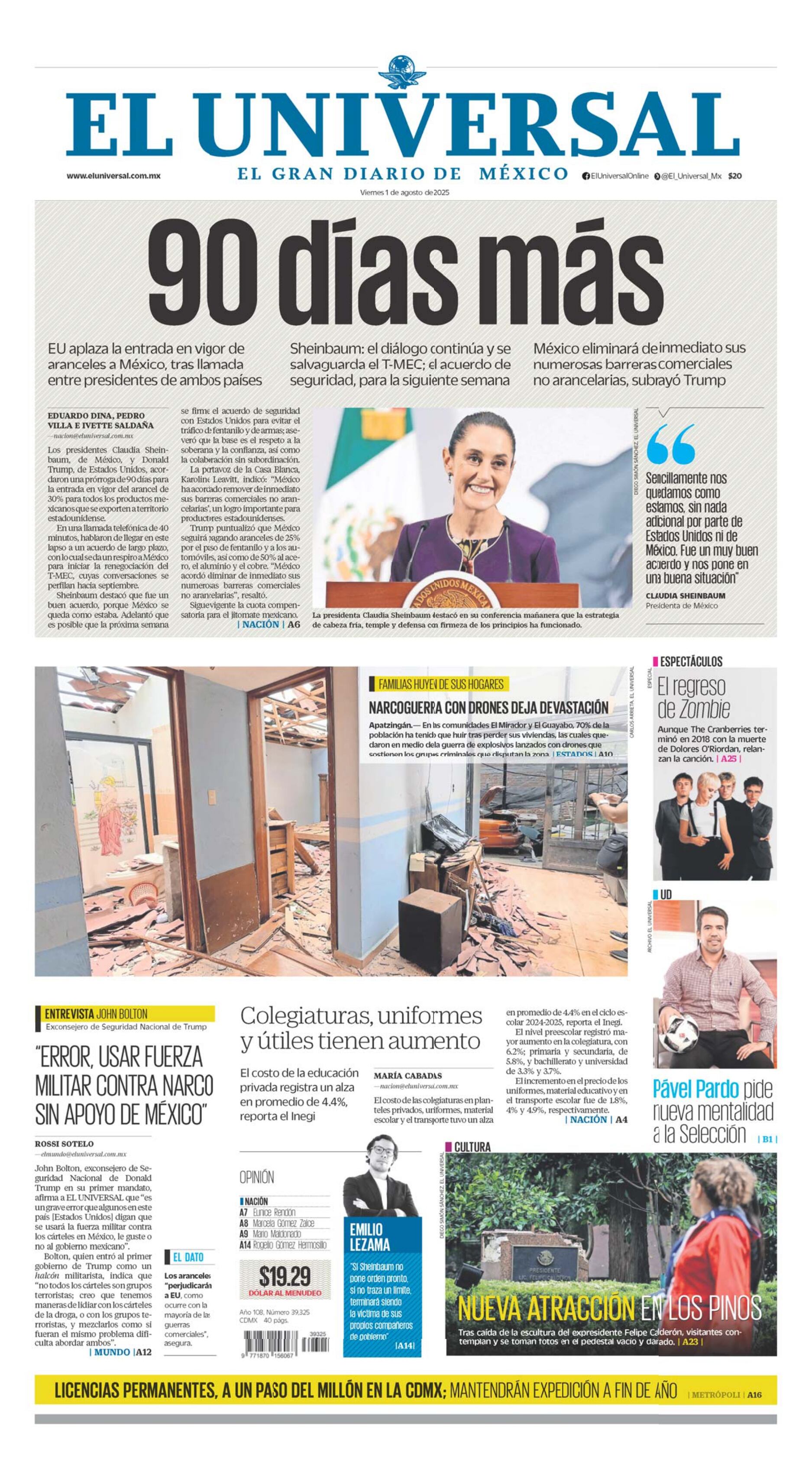 Portada impresa