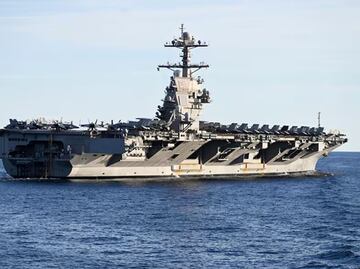 El portaaviones más poderoso: ¿Cómo es el USS Gerald Ford, que se suma a la guerra antinarco?