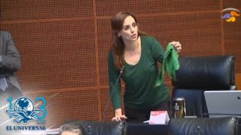 Enoja a Lilly Téllez paliacate pro aborto en su lugar; “yo estoy en contra”, dice