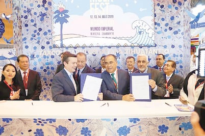 Promueven al estado en feria realizada en España