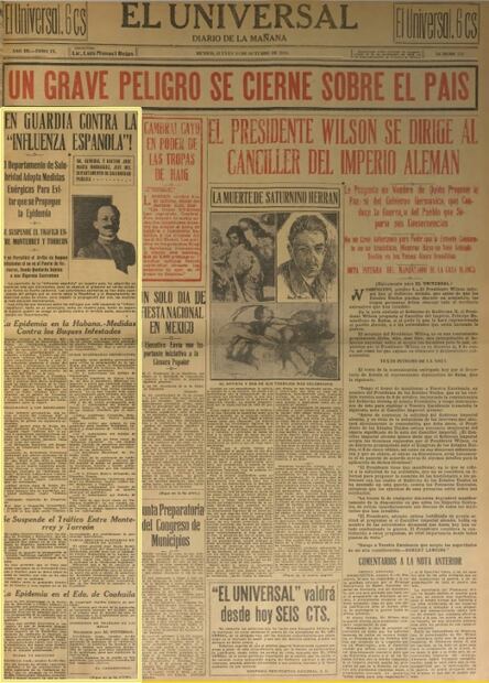La pandemia de gripe de 1918 por la que México cerró sus fronteras