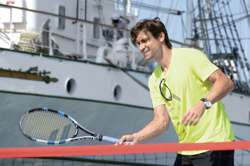 A decir del raqueta valenciano, el Abierto Mexicano de Tenis es de sus favoritos por la calidez de la afición y de los organizadores, por lo que se siente como en casa (DASSAEV TÉLLEZ. EL UNIVERSAL)