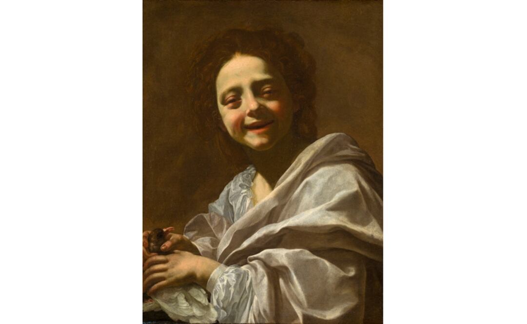 Retrato de niña con paloma Simon Vouet Oléo sobre lienzo, 66,5 x 49, 5 cm 1620 – 1622 Colección particular. Foto: Cortesía Museo del Prado