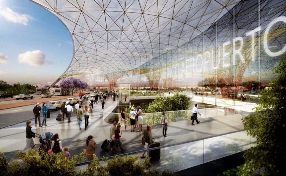 Maqueta del Nuevo Aeropuerto Internacional de la CDMX (Foto: Especial)