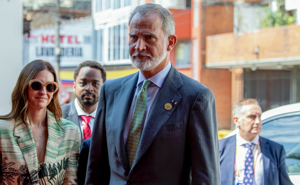 El rey de España, Felipe VI, participa como invitado internacional en la toma de posesión de Abelardo de la Espriella en Colombia (07/08/2026). Foto: EFE