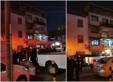 Hombre desnudo escala edificio y cae desde tercer piso en la colonia Guerrero