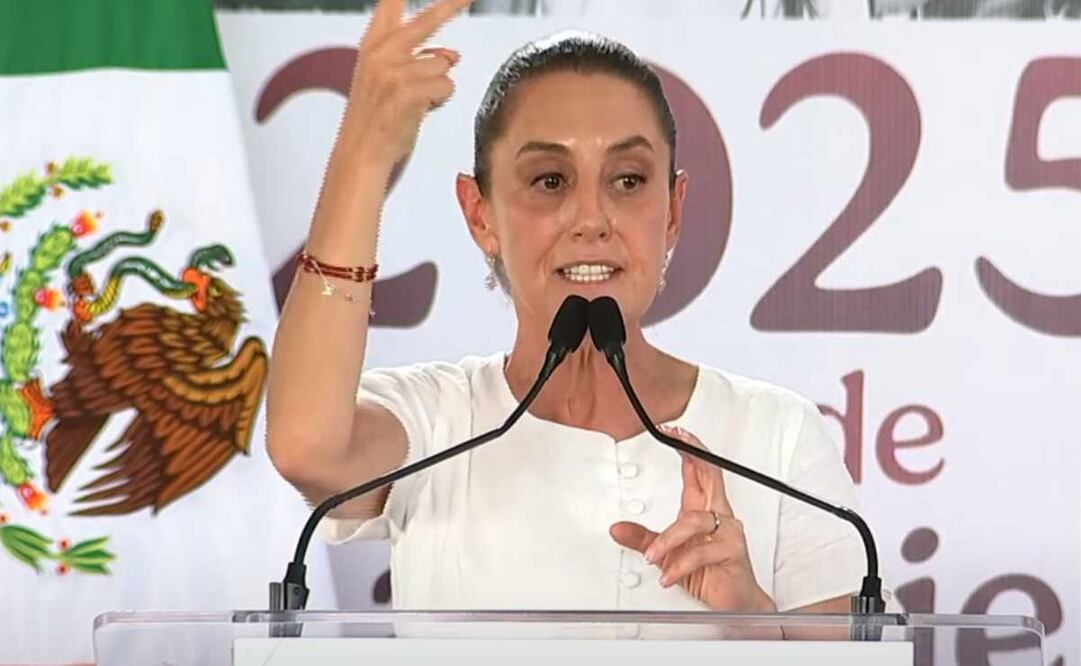 Claudia Sheinbaum, presidenta de México. Foto: Captura de pantalla.