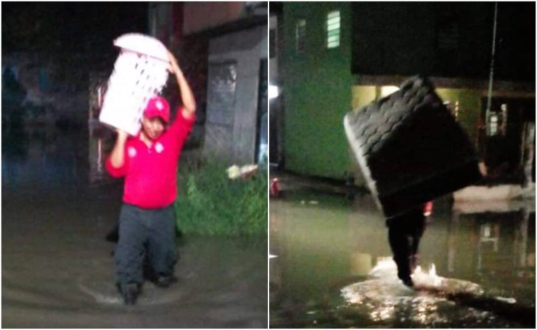 Desbordamiento del río Usumacinta. Foto: Prociviltabasco