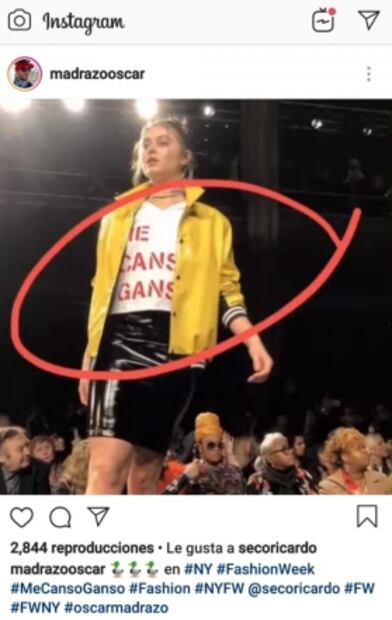 El "Me canso ganso" de AMLO llega a Fashion Week Nueva York