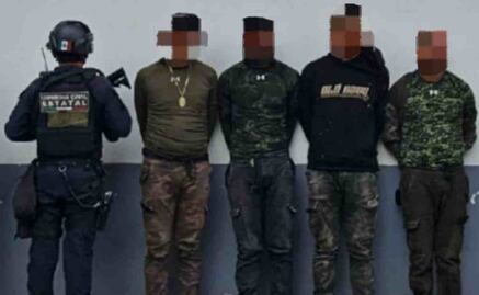 Fuerzas federales y estatales detienen a 4 integrantes de grupo armado en Tierra Caliente