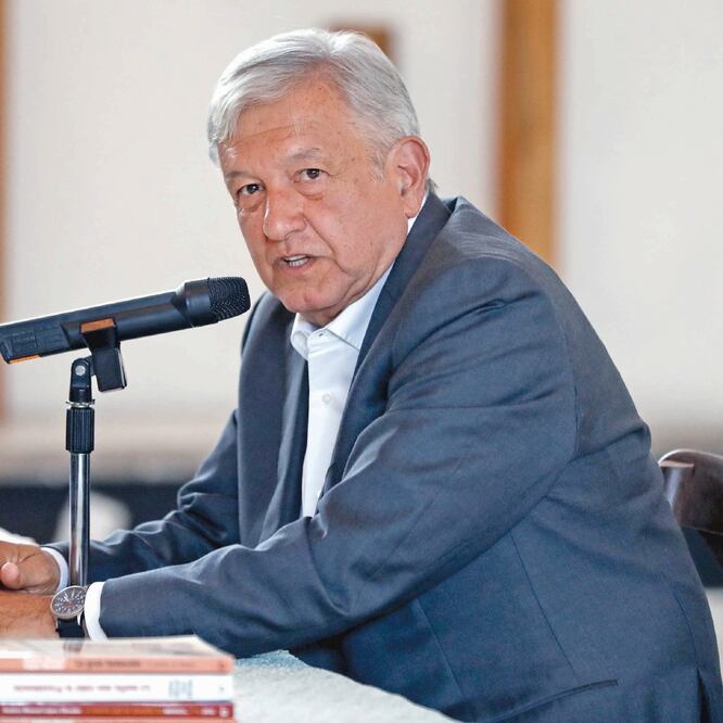 Andrés Manuel López Obrador expuso que sin el acuerdo comercial habría incertidumbre y sería muy distinto iniciar el sexenio con una tratado así. (YADÍN XOLALPA. EL UNIVERSAL)