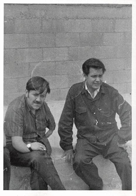 Mientras estuvo preso, de 1968 a 1971 en el Palac io Ne gro, Gilberto Rincón Gallardo (izq.) convivió con personajes relevantes para el devenir del movimiento estudiantil. (ESPECIAL)