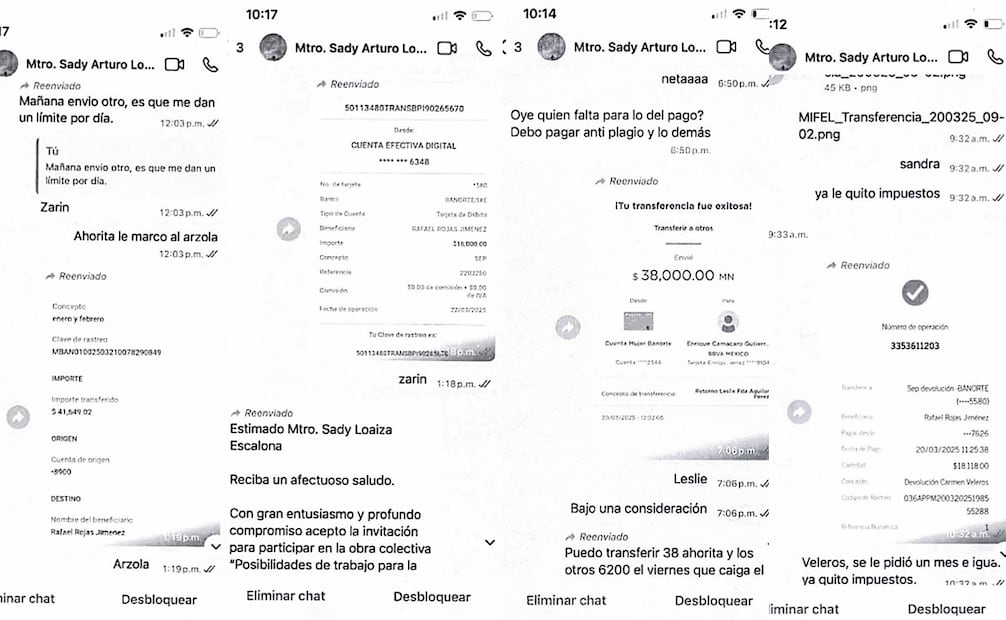 Trabajadores de la Dirección de Materiales Educativos de la Secretaría de Educación Pública describieron la manera en que se les exigían diversas cantidades de dinero por parte de colaboradores de Marx Arriaga. Fotos: Especial